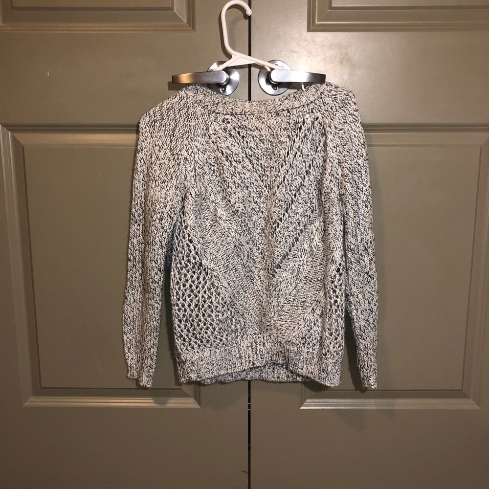 Grey knit sweater